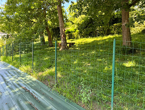 clôture souple pour jardin au Pays Basque
